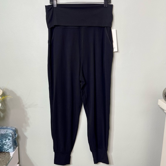 Lululemon Align Ribbed Waist Jogger Pant Black 10 Nwt - Picture 5 of 9